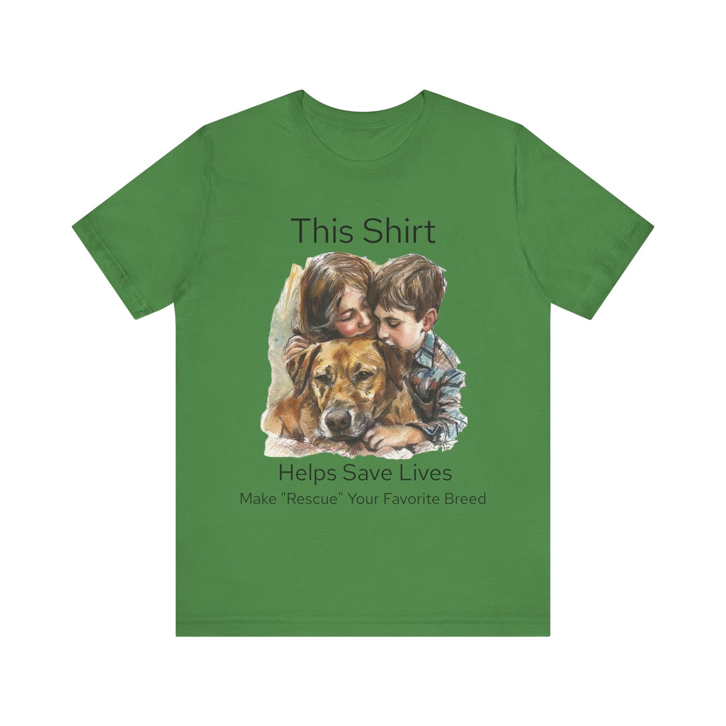 Support Animal Rescues with Every Purchase!  Check out our Unisex Jersey Short Sleeve Tee