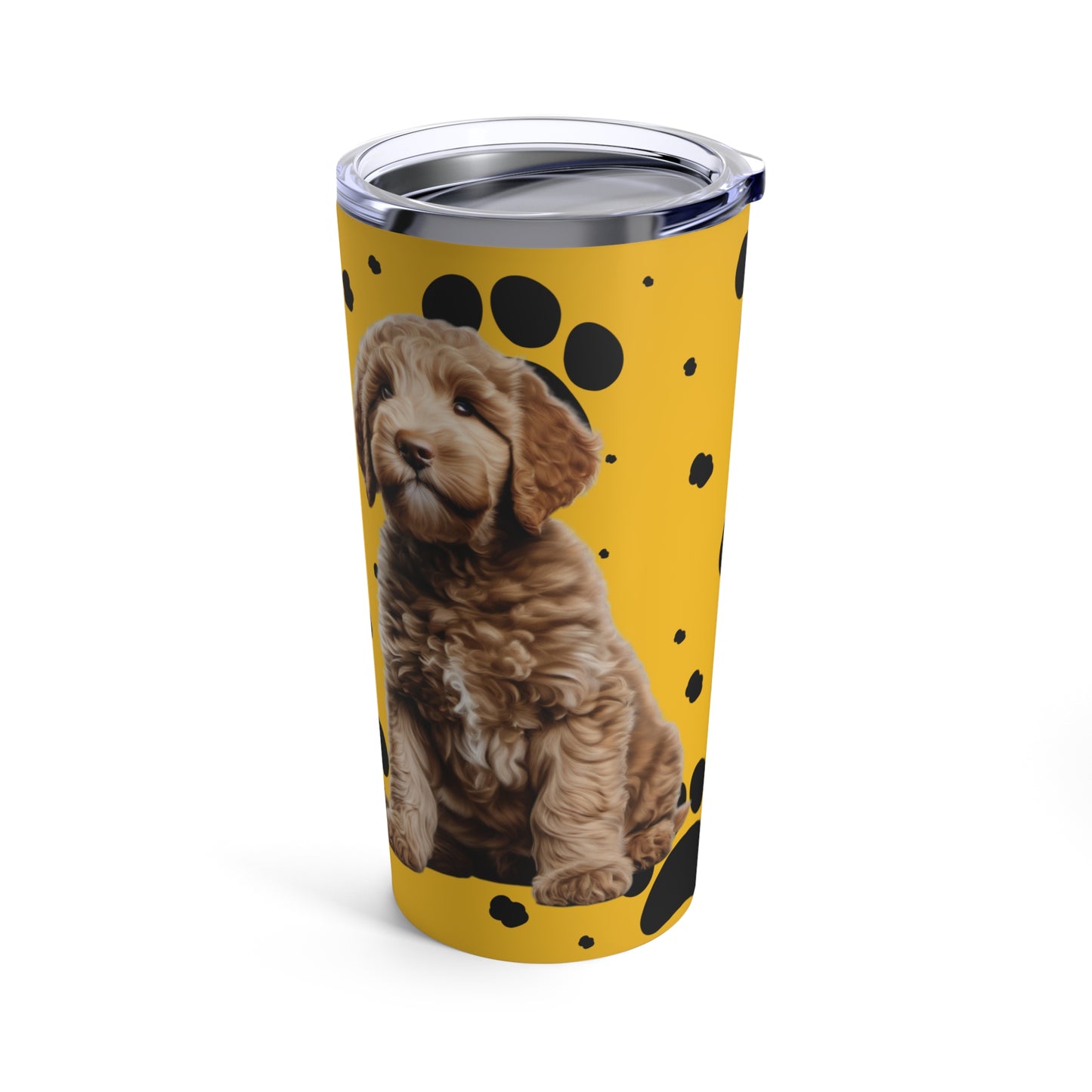 Premium Yellow Fur Tumbler