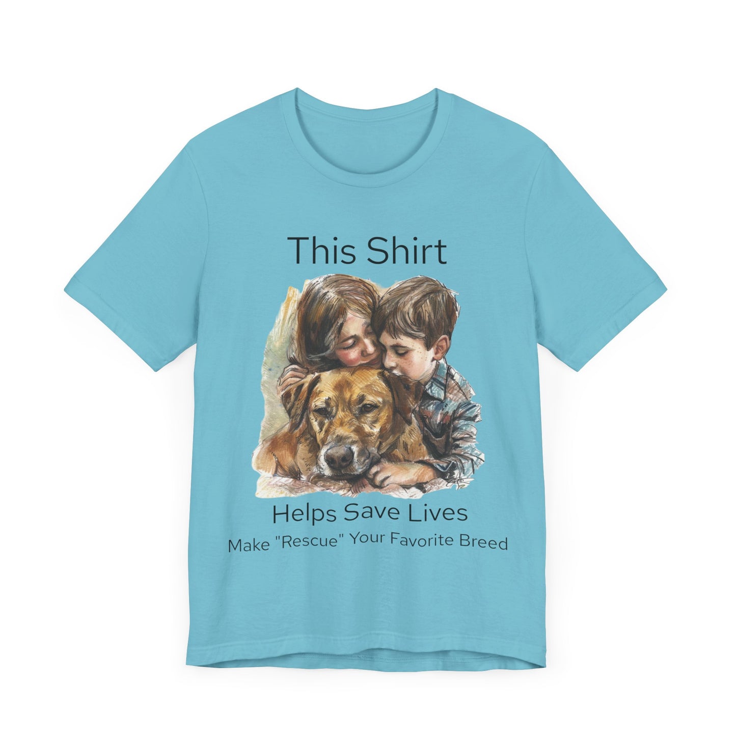 Support Animal Rescues with Every Purchase!  Check out our Unisex Jersey Short Sleeve Tee