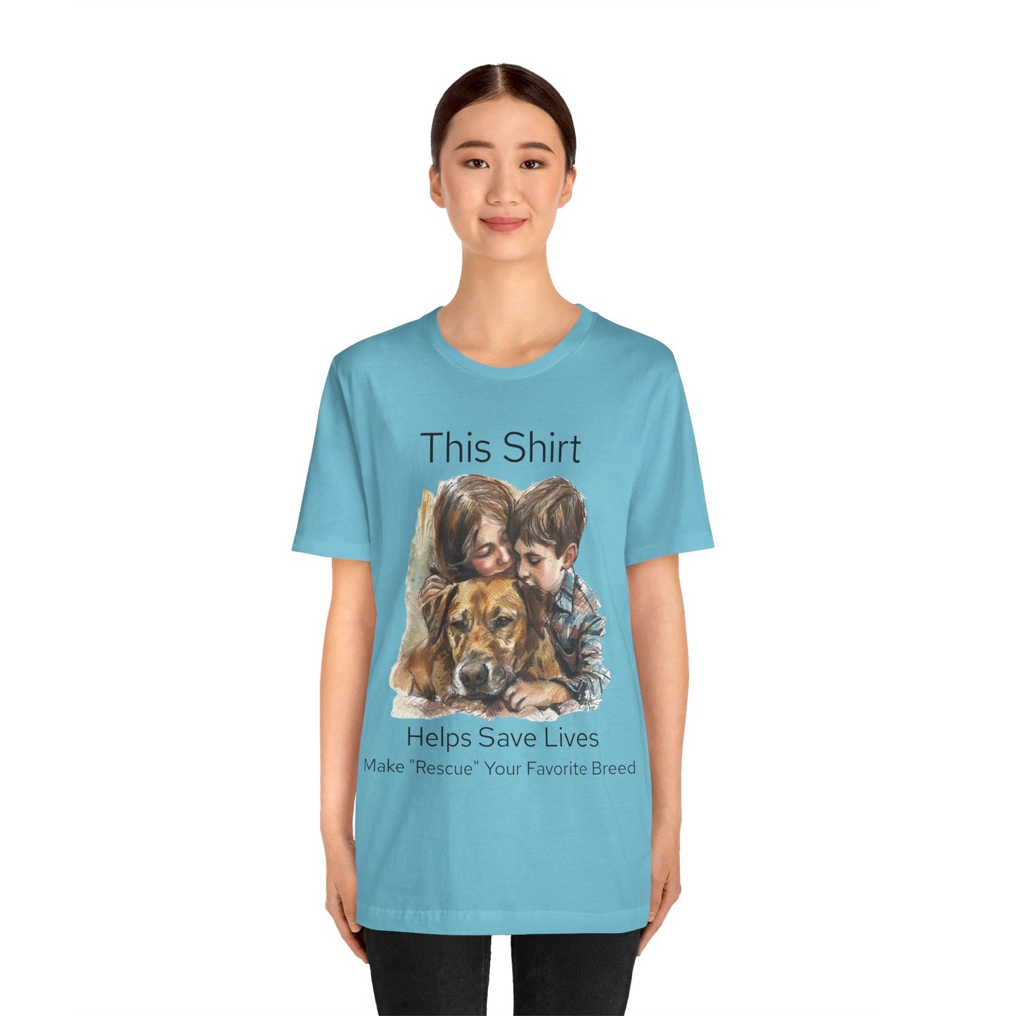 Support Animal Rescues with Every Purchase!  Check out our Unisex Jersey Short Sleeve Tee