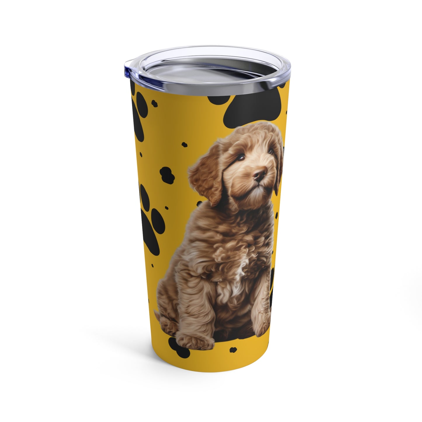 Premium Yellow Fur Tumbler