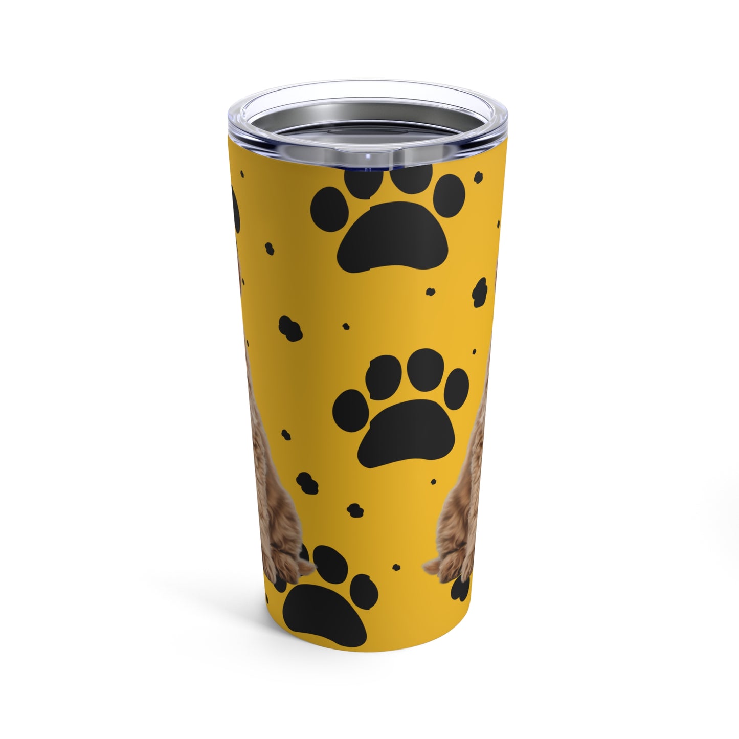 Premium Yellow Fur Tumbler